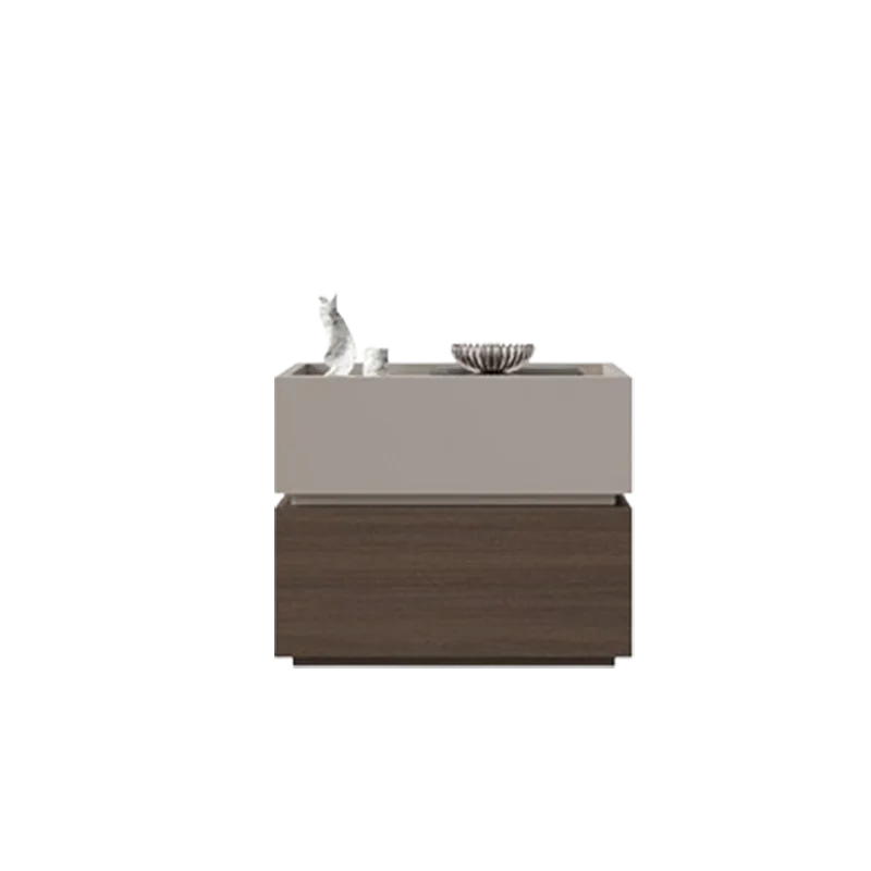 White Nordic Small Nightstand
