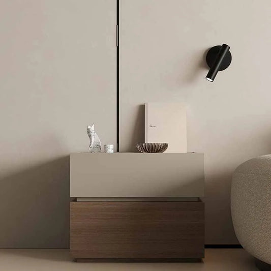 White Nordic Small Nightstand