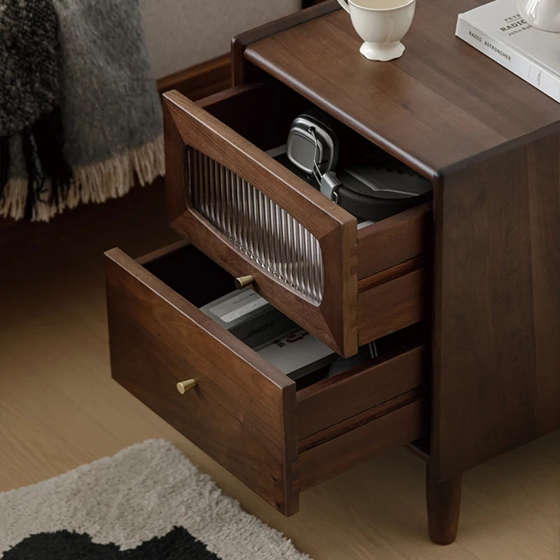 Mid Century Modern Mobile Cabinets Storage Bedside Table