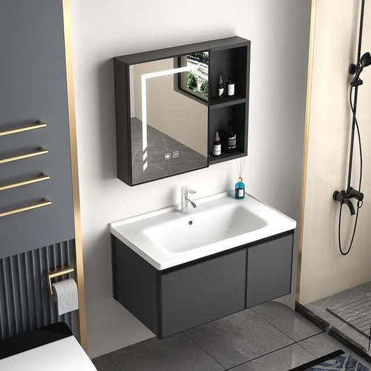 Simple Space Aluminum Bathroom Cabinet