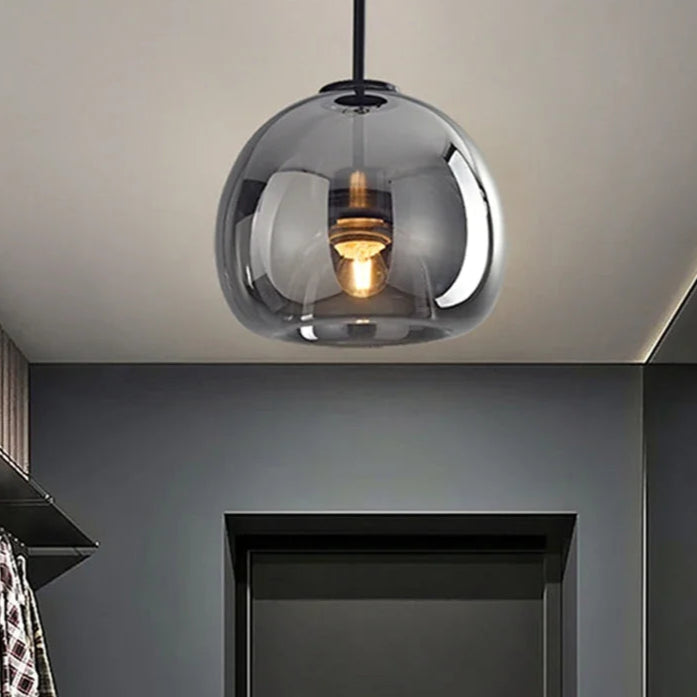 Modern Minimalist Glass Ceiling Light