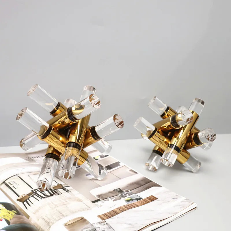 Metal Acrylic Cross Art Aesthetics Decoration Nordic Accessories