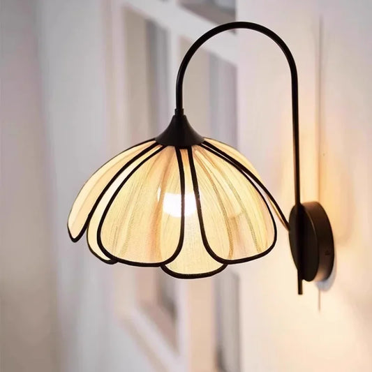 Modern Creamy E27 Wall Scones Wabi Sabi Led Wall Lamp