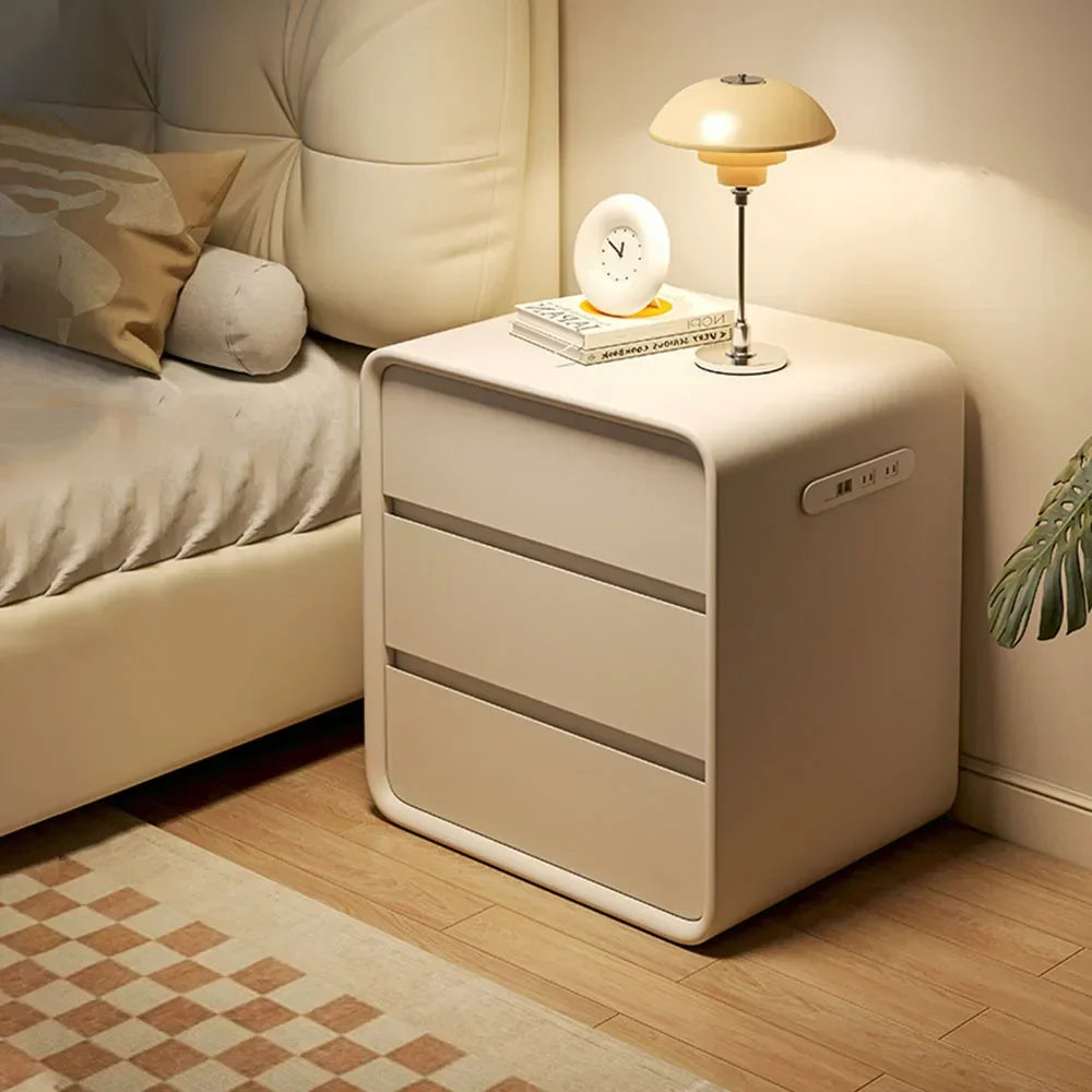 Italian Luxury Small Space Storage Nightstands