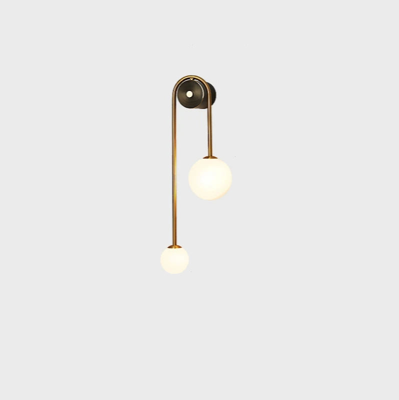 Modern Wall Lamp Glass Ball Lampshade LED