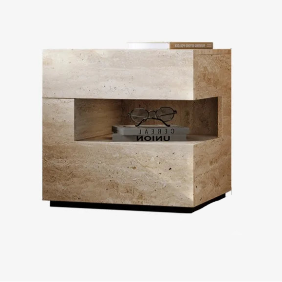 Beige Aesthetic Bed Table