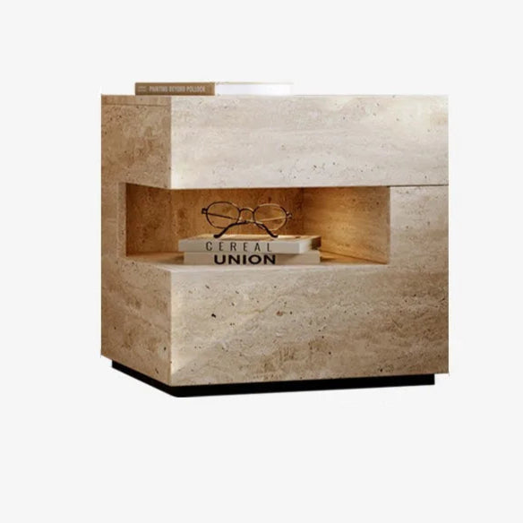 Beige Aesthetic Bed Table