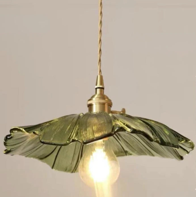 Modern Pendant Lights Flower Glass Hanging Lamps
