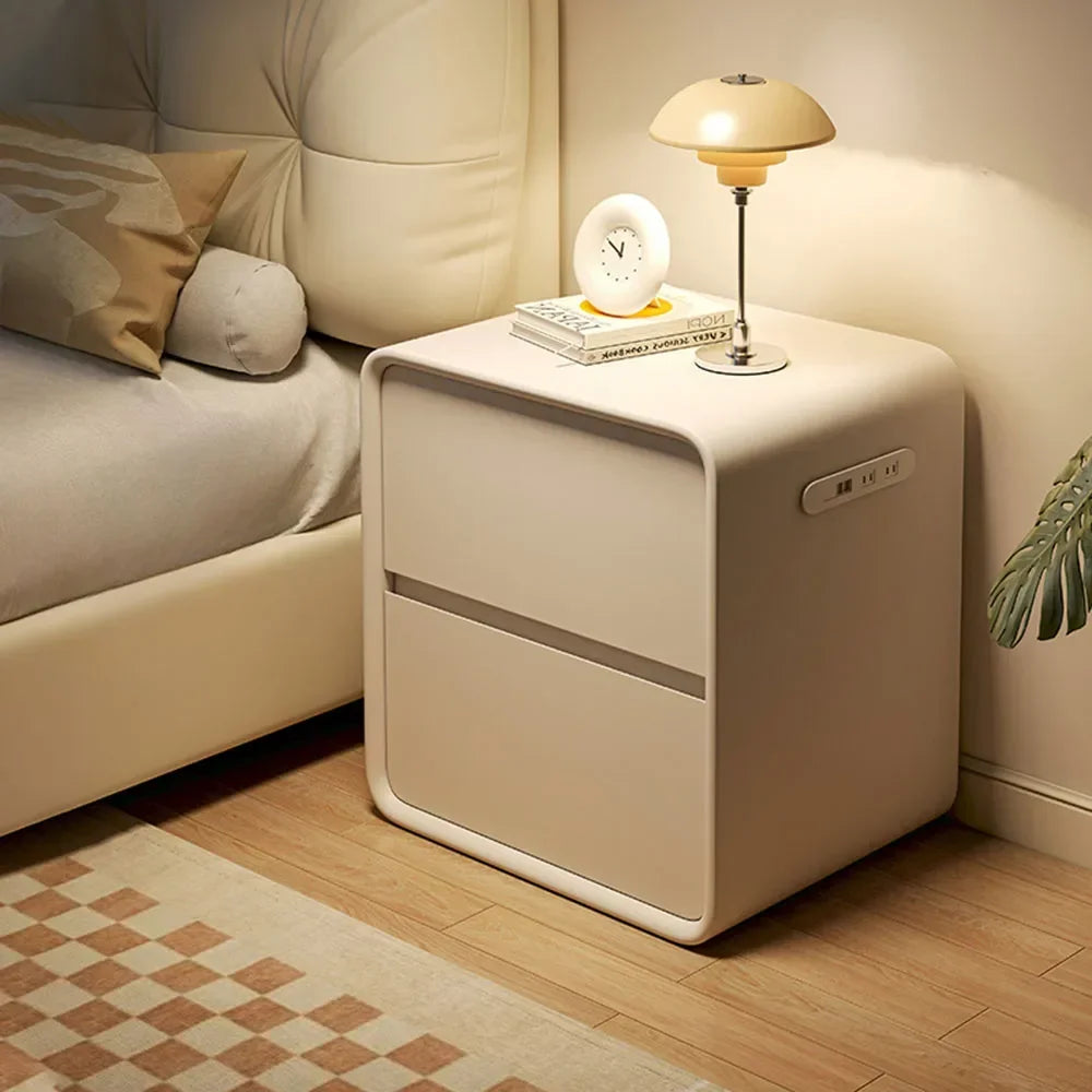Italian Luxury Small Space Storage Nightstands