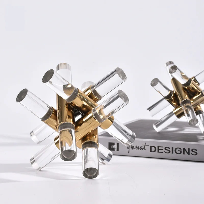 Metal Acrylic Cross Art Aesthetics Decoration Nordic Accessories