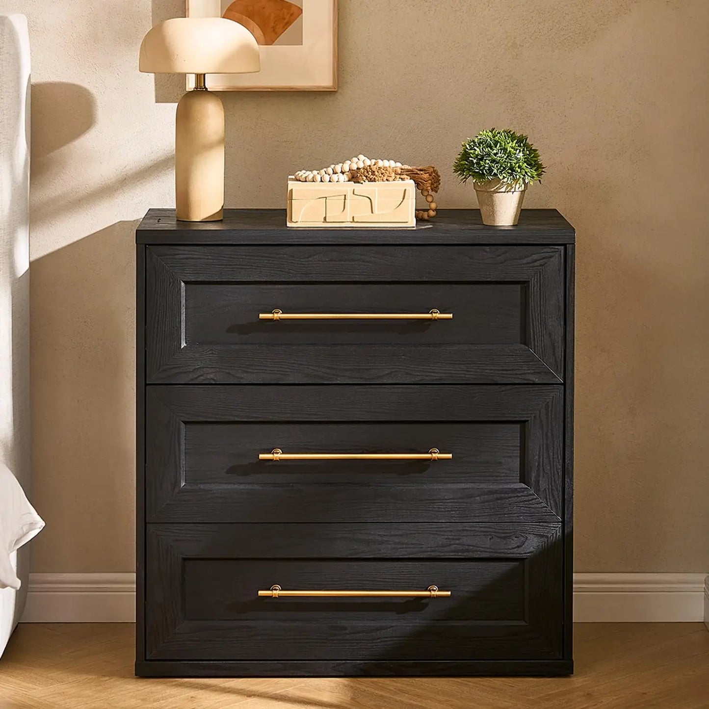 3 Drawer Dresser Tall Night Stand
