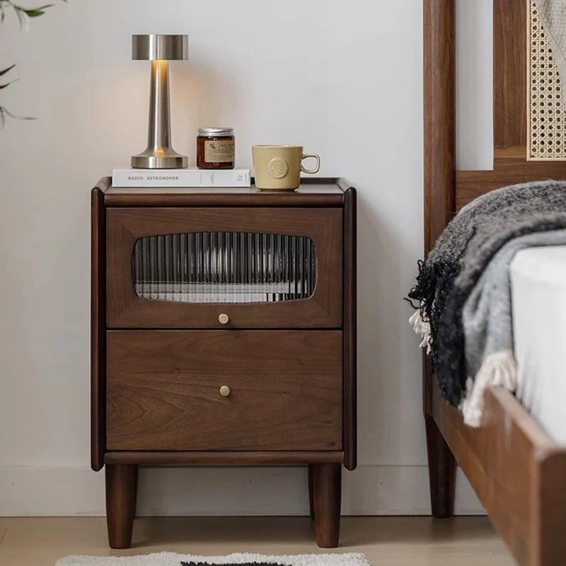 Mid Century Modern Mobile Cabinets Storage Bedside Table
