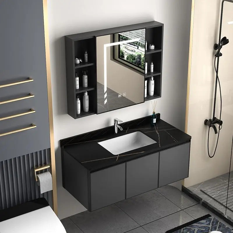 Simple Space Aluminum Bathroom Cabinet