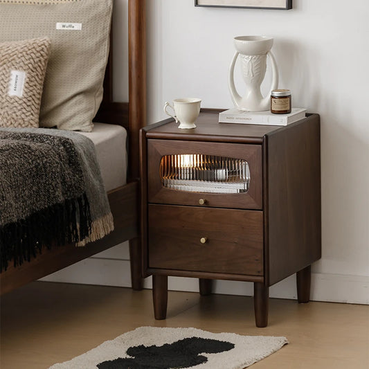 Mid Century Modern Mobile Cabinets Storage Bedside Table