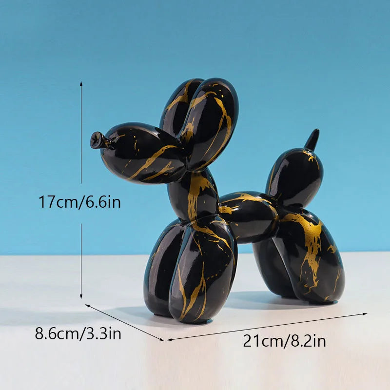 Graffiti Balloon Dog Sculpture