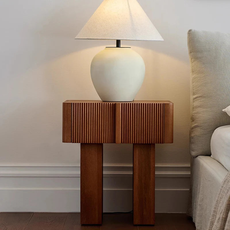 Mid Century Nordic Bedside Table