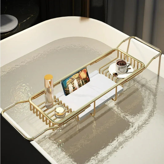 Multi-Functional Bathtub Shelf