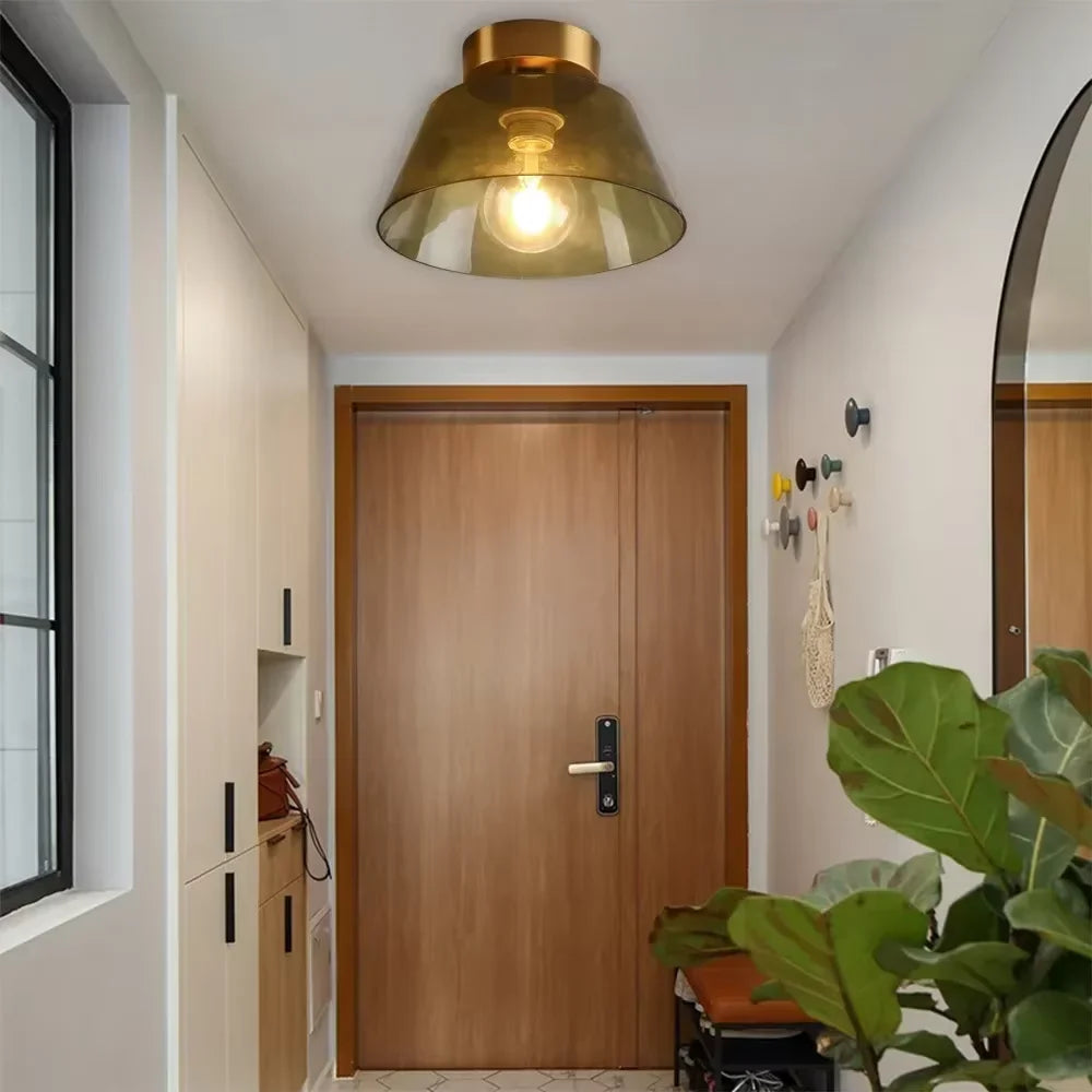 Modern Minimalist Glass Ceiling Light