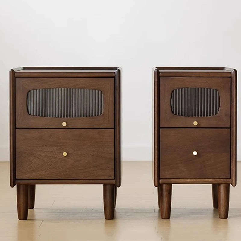 Mid Century Modern Mobile Cabinets Storage Bedside Table