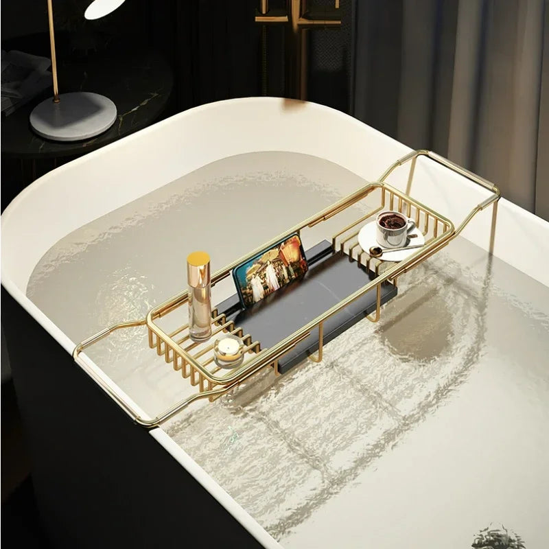 Multi-Functional Bathtub Shelf