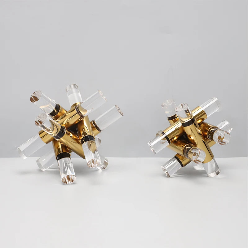 Metal Acrylic Cross Art Aesthetics Decoration Nordic Accessories