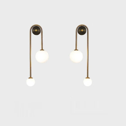 Modern Wall Lamp Glass Ball Lampshade LED