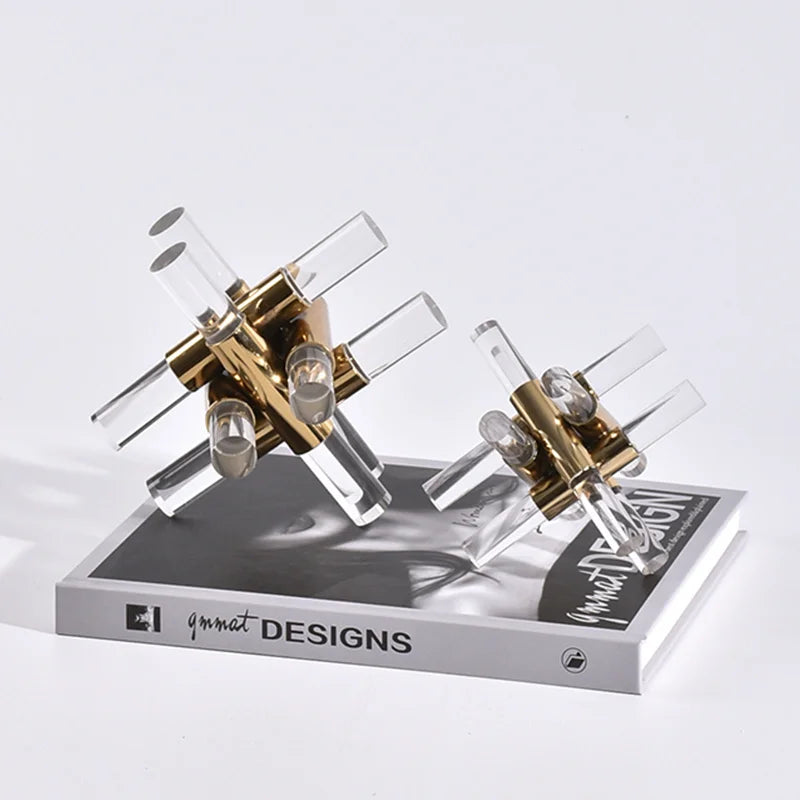 Metal Acrylic Cross Art Aesthetics Decoration Nordic Accessories