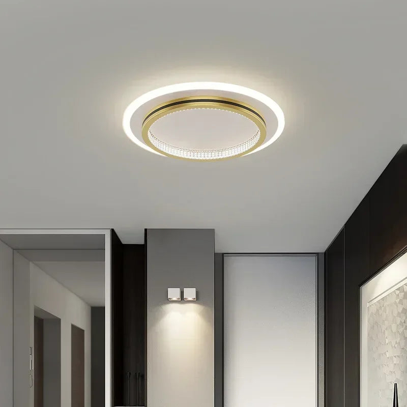 Nordic Minimalist Crystal Lampshade Ceiling Lamp