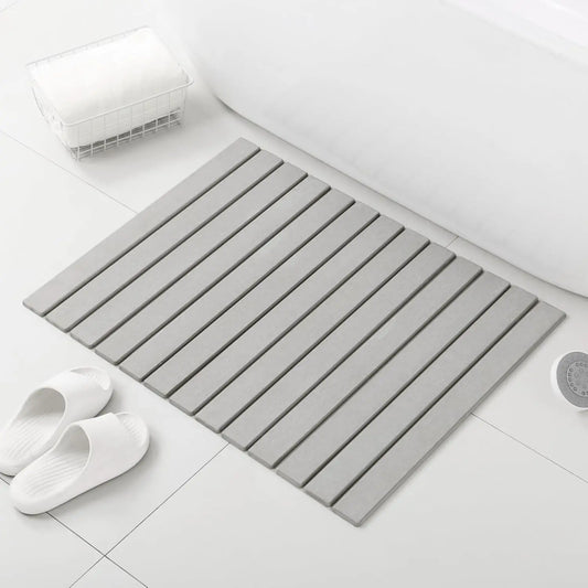 Foldable Stone Bathroom Rug