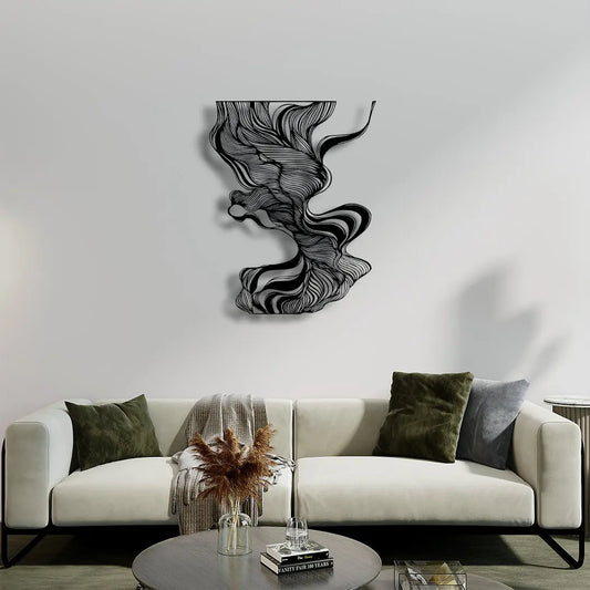 Abstract Geometric Line Art Luxury Wall Decor