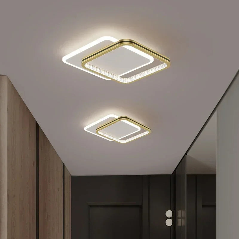 Nordic Minimalist Crystal Lampshade Ceiling Lamp