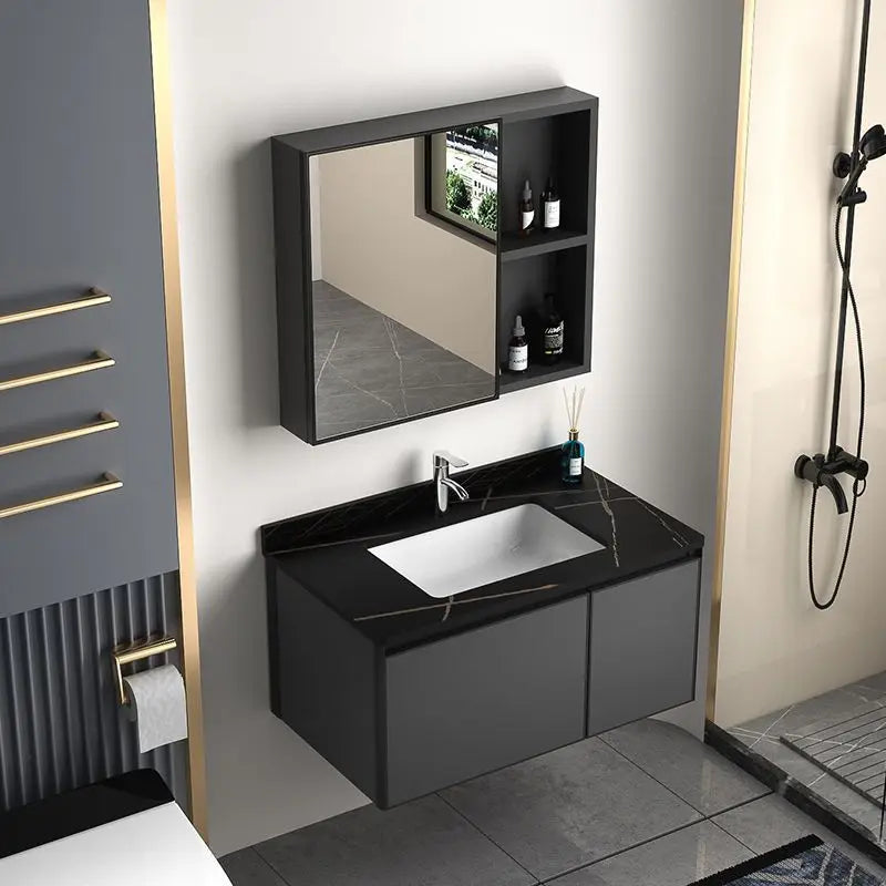 Simple Space Aluminum Bathroom Cabinet