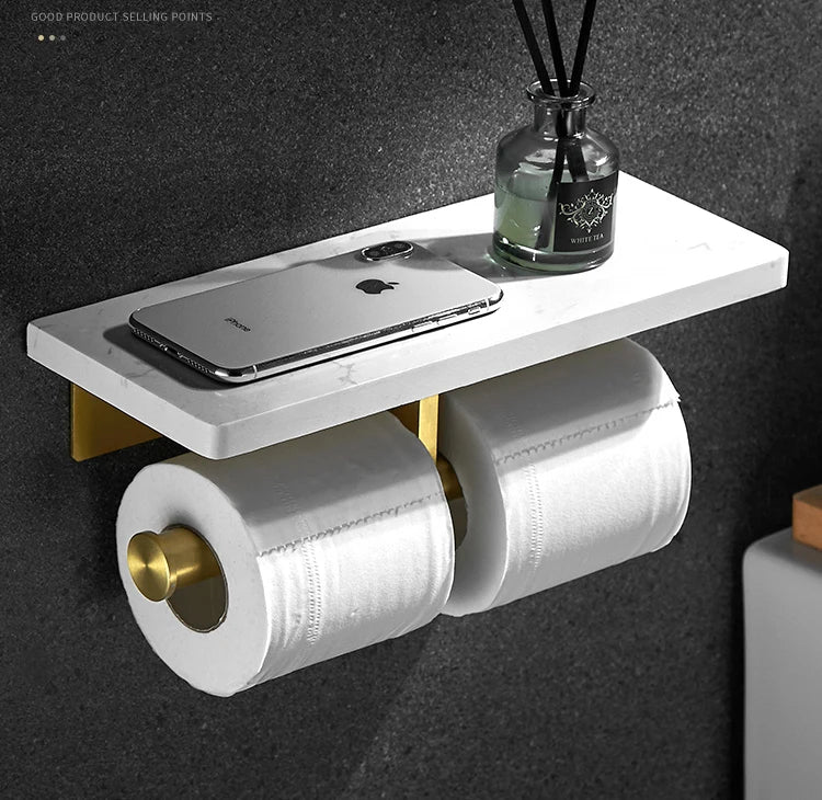 Luxury Marble Paper Towel Rack