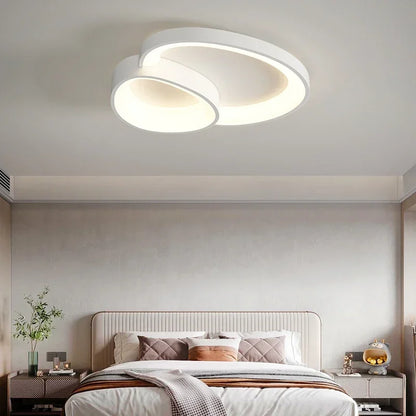 Modern Round LED Ceiling Light With Adjustable Brightness