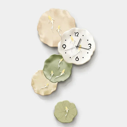 Abstract Art Living Room Decorative Painting Wall Clock