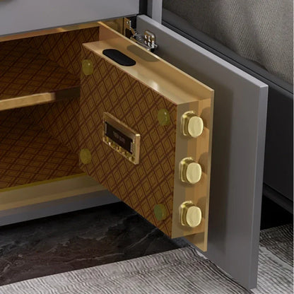 Charging Station With Safe Nightstands Storage