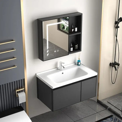Simple Space Aluminum Bathroom Cabinet
