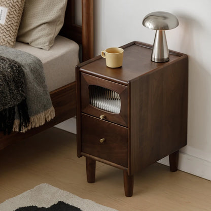 Mid Century Modern Mobile Cabinets Storage Bedside Table
