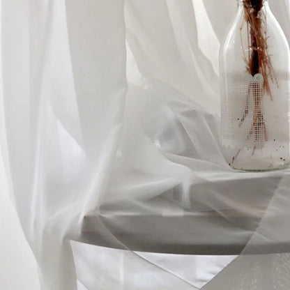 Modern Solid Tulle Window Curtains
