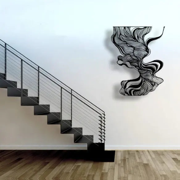 Abstract Geometric Line Art Luxury Wall Decor