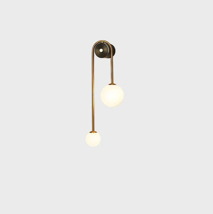 Modern Wall Lamp Glass Ball Lampshade LED
