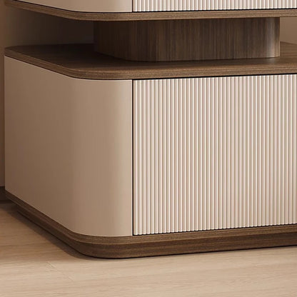 Minimalist Modern Aesthetic Bedside Table With Drawers