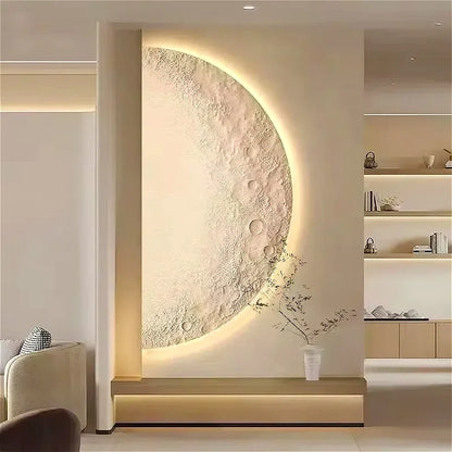 Nordic Wabi Sabi Moon Wall Lamp