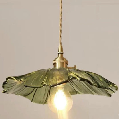 Modern Pendant Lights Flower Glass Hanging Lamps