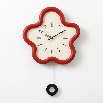 Cream Style Living Room Wall Clock