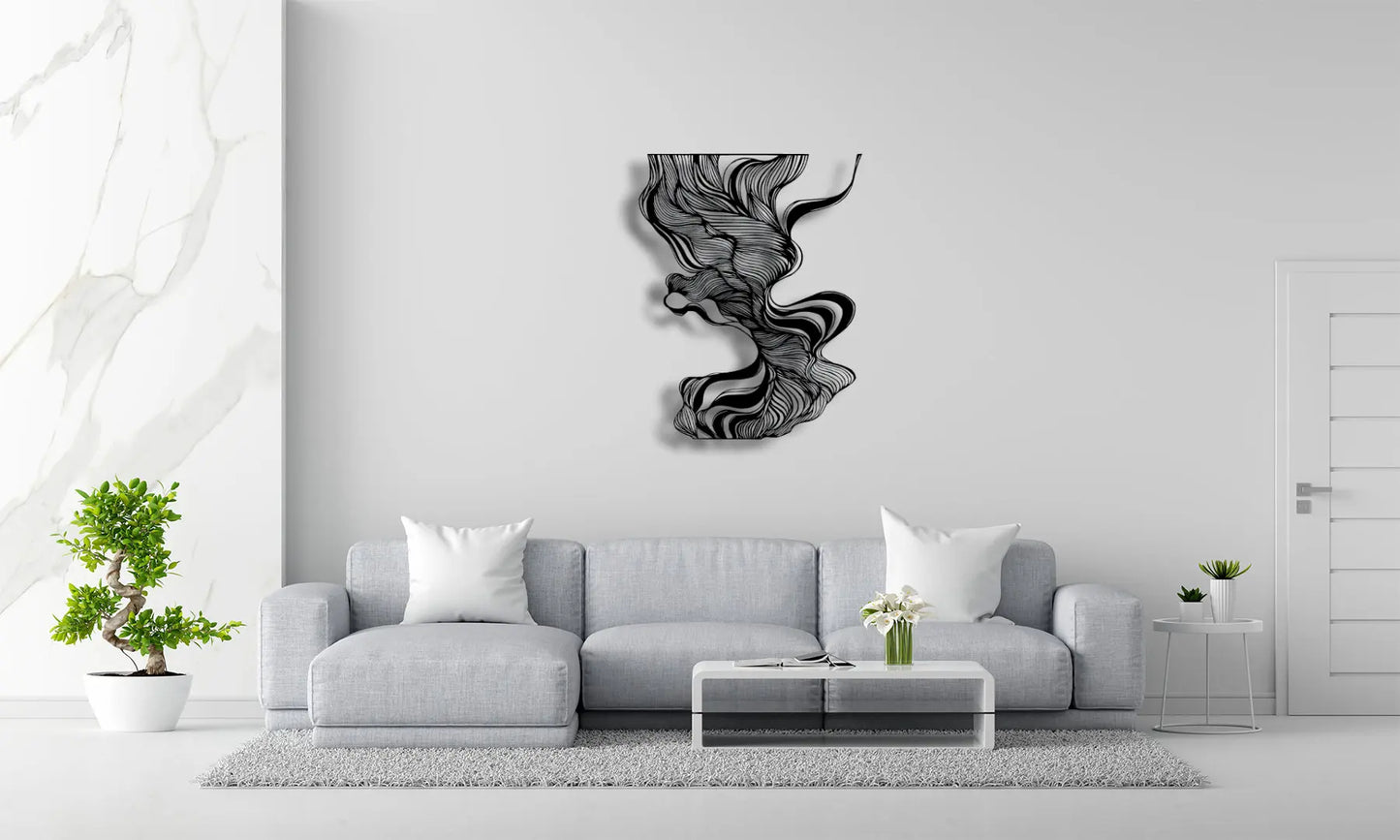 Abstract Geometric Line Art Luxury Wall Decor