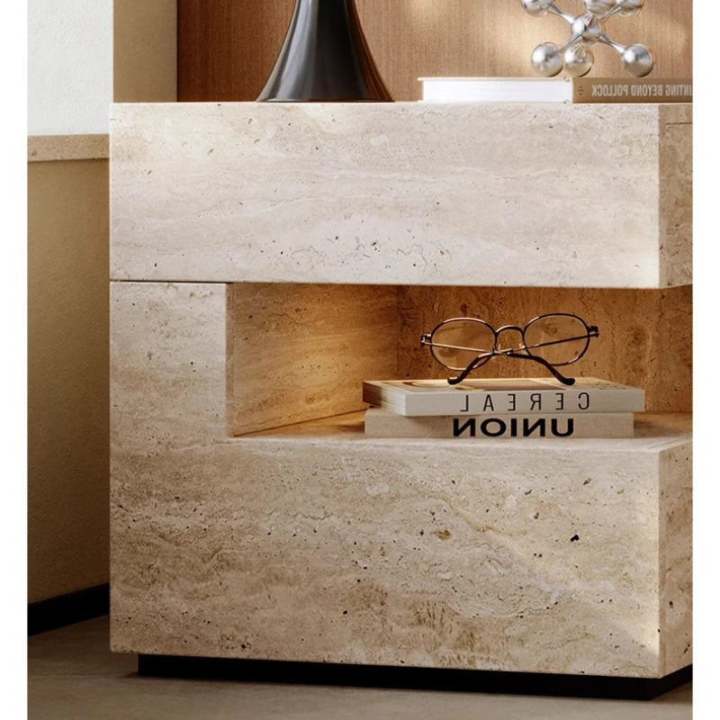Beige Aesthetic Bed Table