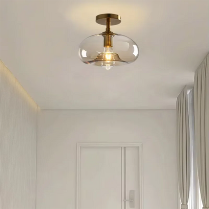 Modern Minimalist Glass Ceiling Light