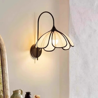 Modern Creamy E27 Wall Scones Wabi Sabi Led Wall Lamp