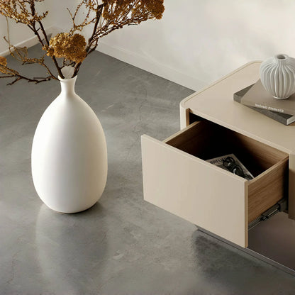 Creamy Italian Luxury Nightstand